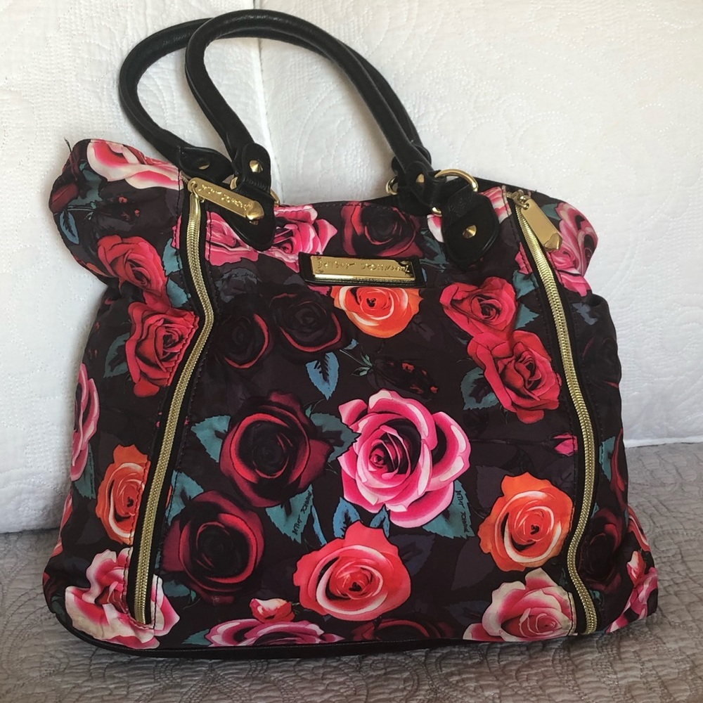 Betsey Johnson Red Rose Shoulder Bag